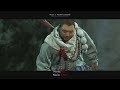 Ghost of Tsushima missions: the birth of suffering, the cause of suffering, the blood sutra.