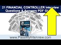 FINANCIAL CONTROLLER Interview Questions & ANSWERS! (How to PASS a Financial Controller Interview!)