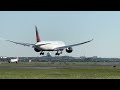 Air Canada Boeing 787-9 Dreamliner Plane Landing at Toronto Pearson Airport from Seoul. ICN to YYZ