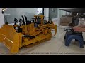How to operate 1/10 hydraulic D11 bulldozer, see XE radio fine control settings