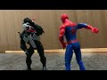 Spidey vs Venom (Stop-motion battle)