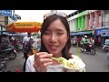 Maeklong Railway Market + Local Street Food | Thailand ONLY 2023 🇹🇭