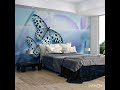 2019 New Design Modern Bedroom / 3D Wall Art n Mural Art Work Desibger Bedrooms
