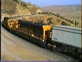 Tehachapi (497th YouTube Video) (1990) Santa Fe GP60s C30-7 At Cliff