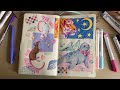 Sketchbook session // Painting with ARRTX acrylic markers!