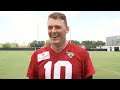 Full interview: QB Mac Jones grateful for fresh start, happy to see familiar faces in Jacksonville