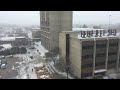 UWM (Milwaukee) on a snowy day February 10, 2019 afternoon