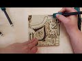 Let's Burn Abstract  |  Freehand Pyrography  |  Wood Burned Art