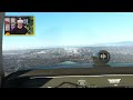 Flying past the HOLLYWOOD SIGN - Los Angeles Airport USA (KLAX) in VR - RTX 4090 Ultra