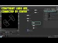 Cinematic Destruction Basic Concept #3 RBD Constraints Manually Created (Rigid Body Dynamics)