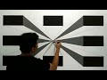 WALL PAINT 3D OPTICAL ILLUSION | GREAT FOR INTERIOR DESIGN | WALL ART PAINTING DECORATION