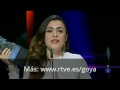 Candela Peña recoge su Goya en LosGoya RTVE 2013 Discurso contra los recortes