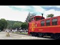 GSMR Nantahala Gorge excursion arrives in bryson city on 6/19/2024