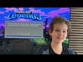 Logan plays Minecraft Legend for the very first time on Xbox Series X