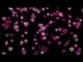 Pastel Pink Flying Heart Screensaver | Abstract Heart Wallpaper | Neon Animated Pink Background