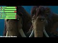 Ice Age: The Meltdown (2006) Cliff Scene with healthbars