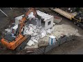 Unglaublicher RC Abriss: Liebherr 1:14 Modell reißt Haus nieder! RC Baumaschinen, RC Bagger