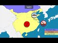 The Seven Voyages of Zheng He - Summary on a map