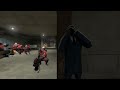 Blu Spy sees and gets chased by like 30 Red Pyros