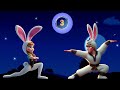 🐰🌸FROZEN YOGA 🧘‍♀️ calming yoga for kids | Easter Bunny Brain Break | Danny Go Noodle inspired🌸