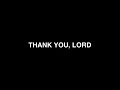 Thank you Lord (kids teens)