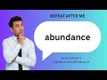 How to SAY and USE 'ABUNDANCE'