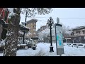 Snowstorm in Downtown Vancouver❄️，Snowy Walk in Gastown 2024【4K HDR】BC Canada (Sounds Of Snowfall)