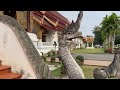 【4K】Thailand Temple Tour - Chiang Mai Wat Phra Singh - Thailand 🇹🇭- 4K 60fps