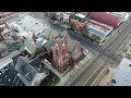 Downtown Jamestown - 4K Drone Footage