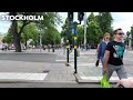 Stockholm, Sweden - Evening Walk and Bike Ride - 4K