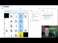 [ASMR] Solving Mini Crossword Puzzles