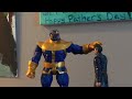 The Illuminati vs thanos stop motion (action figure)