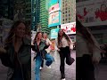 Dancing in Times Square 🏙️👀 with @AndraGoganRo 💃😆 | Triple Charm #Shorts
