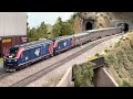 NON STOP HO Scale Model Trains Ep.36 | New Amtrak & Metrolink! [4K]