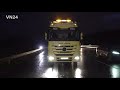 28.01.2022 - VN24 - Tractor unit jackknifes on A2 after hitting guardrail