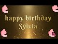 happy birthday Sylvia butterflies