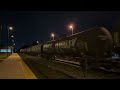 Two hot eastbound BNSF intermodal trains and one westbound manifest with NS leads