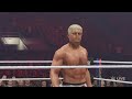 Wwe 2k24 Jey Uso vs Cody Rhodes and me as special guest referre as Sami Zayn
