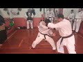 Ju kumite no exame de faixa para 3° dan