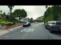 Relaxing Drive in Pacific Palisades, Los Angeles, California ASMR 4K