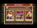 Opening 50 Legendary Hero cards and rolling 50K gems!