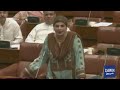 Samina Mumtaz's Aggressive Speech in Parliament House | Dawn News