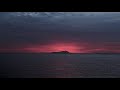 2 hours 4K Pink Sunset & Sea - Delta Waves For Meditation & Concetration For Studying And Sleeping