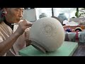 Plant Light ! The Process of Making Korean Traditional Pottery. Master of Korean Pottery.