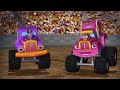 Learn Colors Monster Truck Race + Monster Truck Compilation I HOUR
