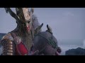 God of War Ragnarök mimir and sigrun say goodbye POST STORY ENDING (valhalla dlc)