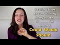 SHOULD WOULD COULD Test: Learn modal verbs