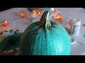 🎃DIY: Glittery Teal Pumpkin For The Teal Pumpkin Project™🎃