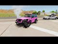 High Speed Traffic Car Crashes #9 - BeamNG Drive