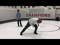 Footwork line drills for wrestling